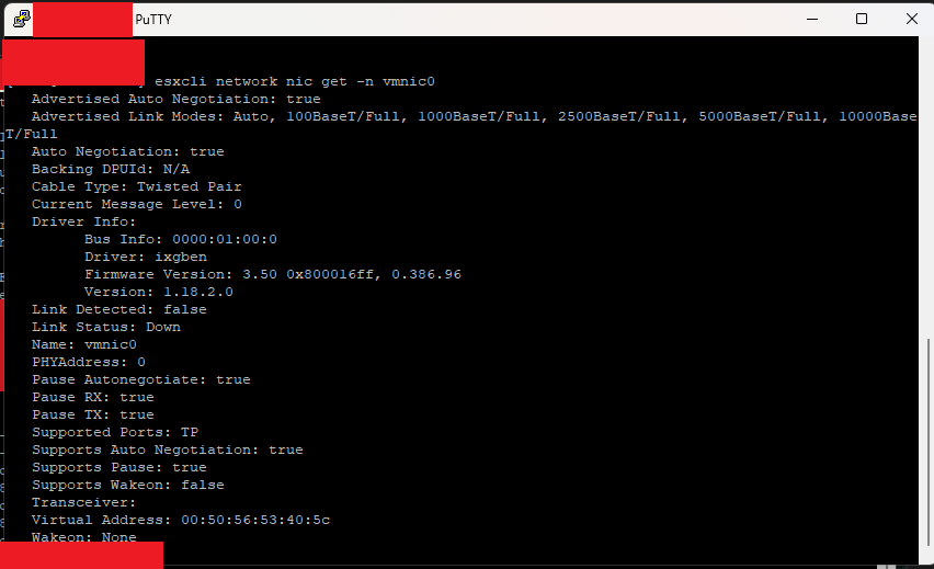 2 [VMware] Verificare Versione dei Driver e Firmware su ESXi