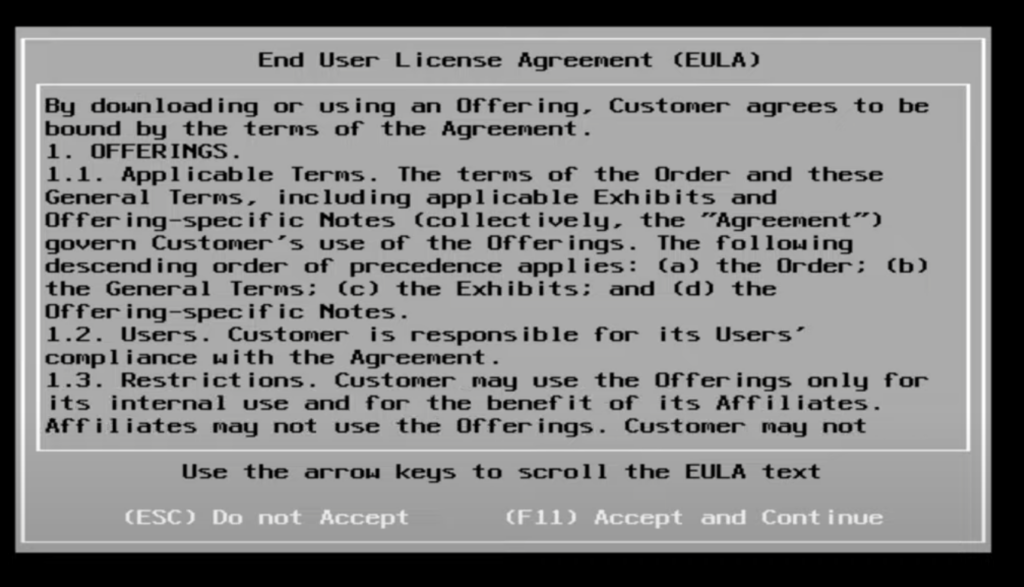 InstallazioneESXI-2-1024x587 [VMware] Guida all'Installazione di VMware ESXi 8 su Server Dell