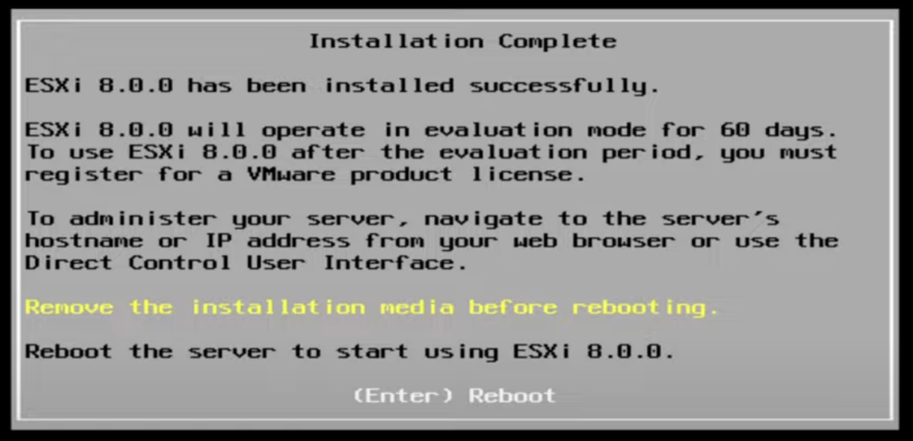 InstallazioneESXI-7-1024x495 [VMware] Guida all'Installazione di VMware ESXi 8 su Server Dell