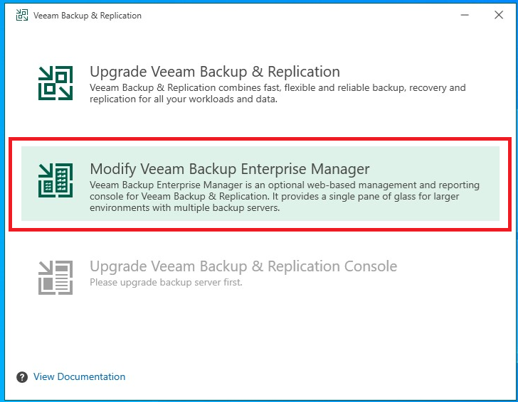 2-1 [Veeam] Guida Completa all'Aggiornamento di Veeam Backup & Replication - V12