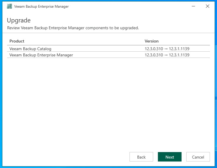 3-1 [Veeam] Guida Completa all'Aggiornamento di Veeam Backup & Replication - V12