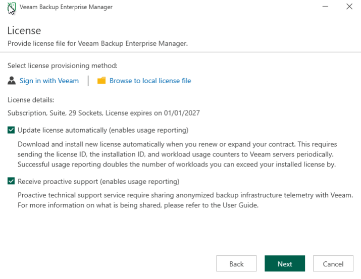 5-3 [Veeam] Come aggiornare Veeam Backup & Replication dalla versione 12 alla versione 13.0.1
