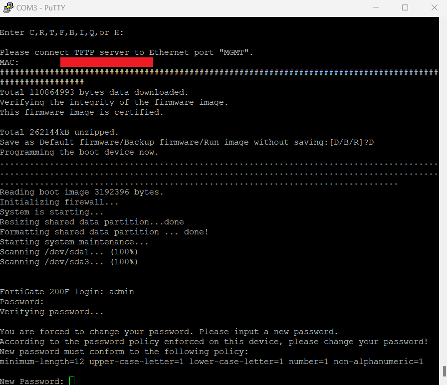13 [Fortinet] Ripristino completo FortiGate senza accesso admin (token 2FA perso)