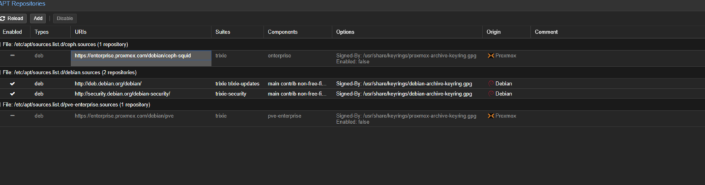 Screenshot-2026-02-10-102046-1024x269 [Proxmox] Proxmox VE 9 post-installazione: configurazione iniziale e aggiornamento del nodo