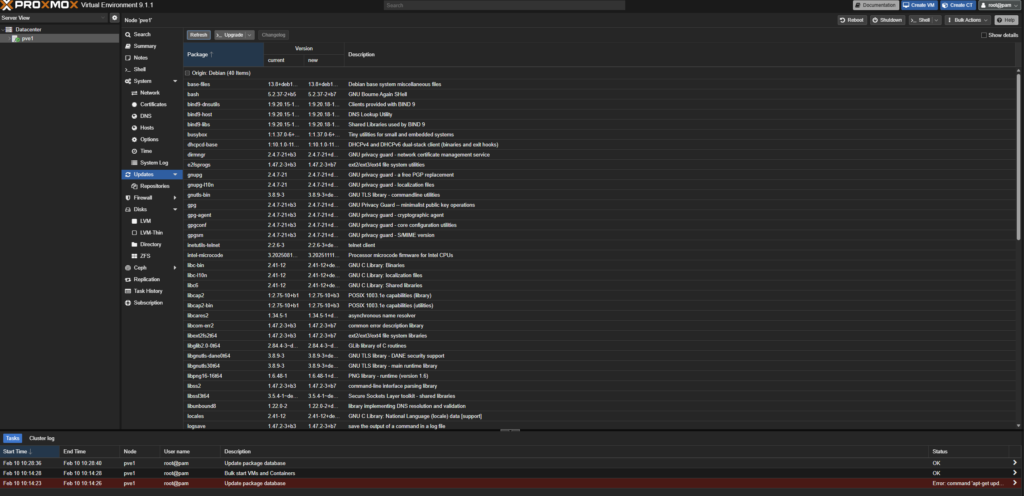 Screenshot-2026-02-10-102958-1024x496 [Proxmox] Proxmox VE 9 post-installazione: configurazione iniziale e aggiornamento del nodo