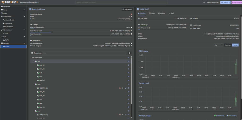 Screenshot-2026-02-12-165141-1024x508 [Proxmox] Installare e configurare Proxmox Datacenter Manager: guida completa